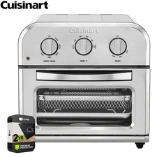 Cuisinart Compact AirFryer/Convection Toaster Oven Steel with 2 Year Warranty