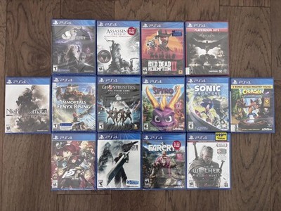 Lot of 14 Factory Sealed PlayStation 4 Games-PS4 -Persona 5, Nier, Spyro, more!