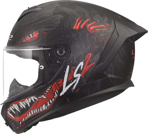 LS2 FF820 RAPID III (FF353) FULL FACE MOTORBIKE HELMET LYCANT ZOMBIE FLOW KAIJU - Picture 79 of 138