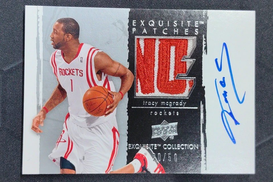 Exquisite Collection Tracy Mcgrady All Star Game 2009 parche usado automático/50