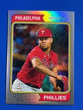 2023 TOPPS Heritage High Number GREGORY SOTO SILVER CHROME REFRACTOR /274 #504
