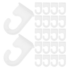 Reusable Scroll Hooks White Plastic Multi Purpose Picture and Poster Hanging
