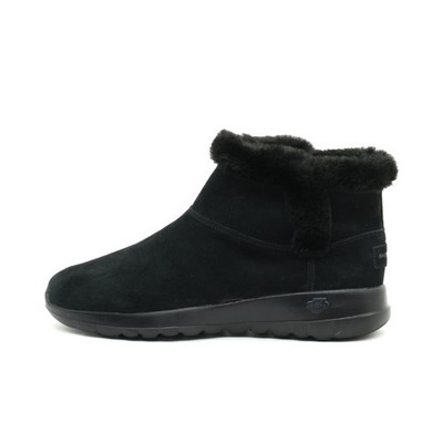 Skechers Damen Air Cooled Goga Mat Stiefel Schwarz Mittel Stiefeletten EU 38