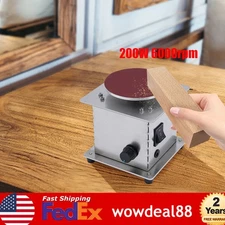 110 V 200 W Tabletop Corded Electric Disc Sander W/ 21 PCS 4 in Sanding Disc