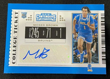 MOSES BROWN 2019 Panini Contenders Draft Picks #113 Rookie Card RC AUTO UCLA