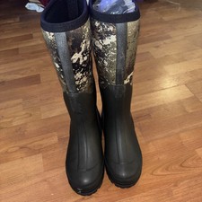 Red Head Camo Waterproof Muck Rubber Neoprene Boots Hunting Fishing Y4