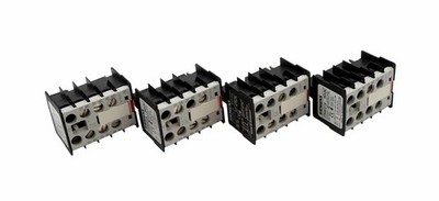 4x Siemens 3TX4412-1A 22E Hilfsschalterblock / Auxiliary switch block -used-