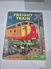 Vintage Children’s Rand McNally Tip-Top Elf Book FREIGHT TRAIN SP4