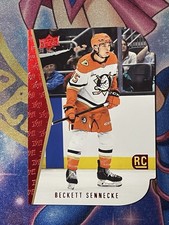 2025-26 Upper Deck Series 2 Hockey RED Beckett Sennecke RTD 17 Rookie Die Cut UD