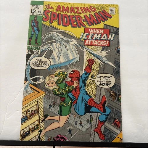 Amazing Spider-Man #92 (1/71)  Nice Copy! Clean, Bright, And Tight! O/W Pages!