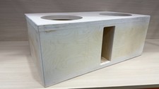 2X12" HEAVY DUTY Birch Double Baffle Vented Subwoofer Box Ported Enclosure