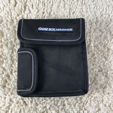 Nintendo GameBoy Advance GBA SP GBC Black Gray Travel Carrying Case Bag OEM
