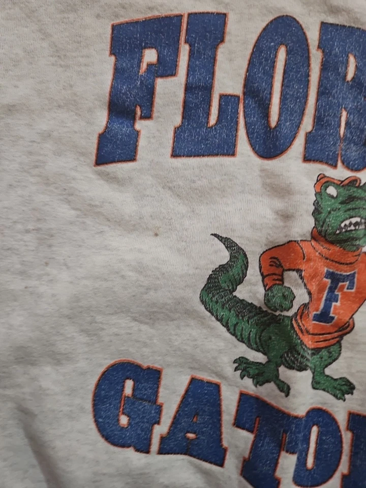 Sudadera Pullover Cuello Redondo De Colección Años 80 90 Universidad de Florida Gators Adulto M Foto 3 de 4