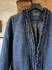 Kobi Halperin Navy Blue, Long Sleeve Jacket, Women s Size S