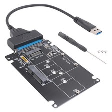 M.2 NGFF MSATA to USB 3.0 Adapter Converter Reader Card with Cable9501