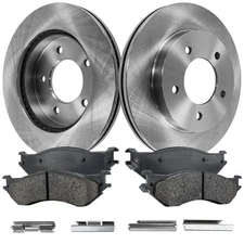 Brake Disc and Pad Kit For 2000-2003 Ford F-150 and 04 Heritage Front Left Right