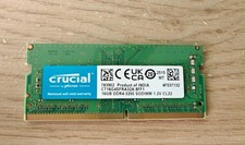 Image of Crucial 16GB DDR4 3200MHz SO‑DIMM Laptop RAM | CT16G4SFRA32A | 1Rx8 PC4‑3200