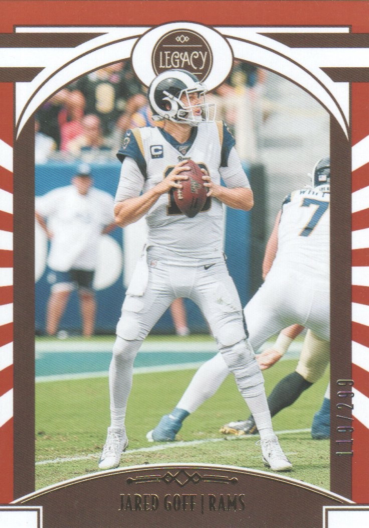 2020 Panini Legacy Football Trading Cards Red Parallel: Pick From List