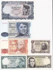 SALE!! LOT Nº16 OF 6 UNCIRCULATED SPAIN BANKNOTES FOR ONLY 36.99 EUROS