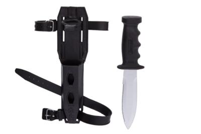 TAUCHMESSER CRESSI SUPERTOTEM STAHL TAUCHER ANGELN APENA KNIFE WADE