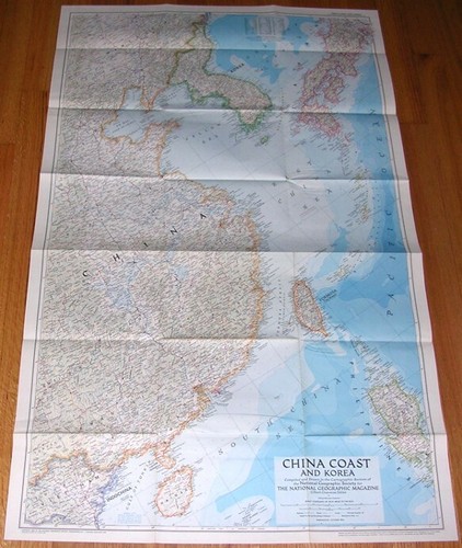 National Geographic Maps Inserts Posters 1930's 1940's 1950's 1960's PICK 1 MAP - Imagen 54 de 66