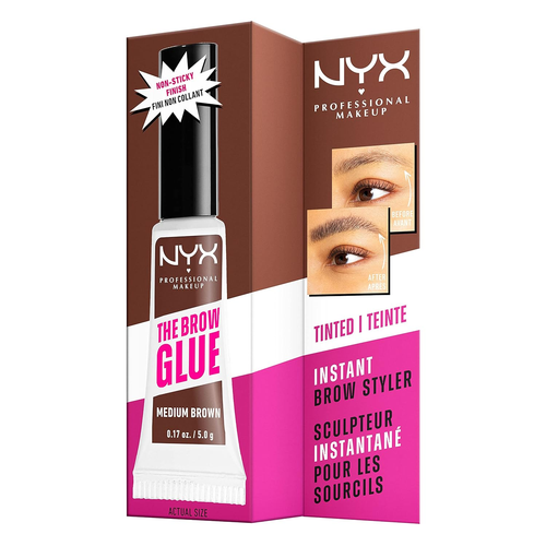 NYX PROFESSIONAL MAKEUP The Brow Glue, Extreme Hold Augenbrauengel - Klar - Bild 6 von 12