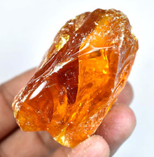246.50 Ct Natural Baltic Butterscotch Egg Yolk Amber Faceted Rough Certified