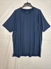 Lands' End Men's Tee Shirt Classic Fit S/S 3xl Bay Water Blue 54-56 Tall