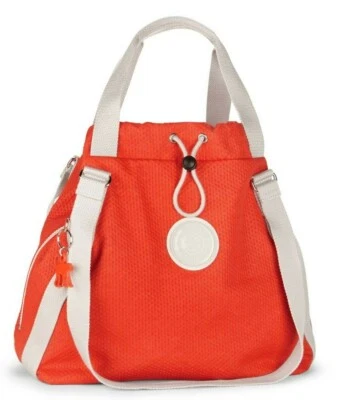 Kipling LAZY DAISY BPC Handbag/Shoulder Bag - Dots Coral Rose RRP £94