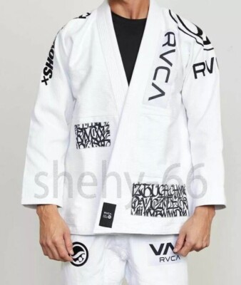 Shoyoroll RVCA batch 105 BJJ kimono GI Uniform absolute king 450 GSM White + Bag