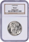 1947-D Walking Liberty Silver Half Dollar MS66 NGC