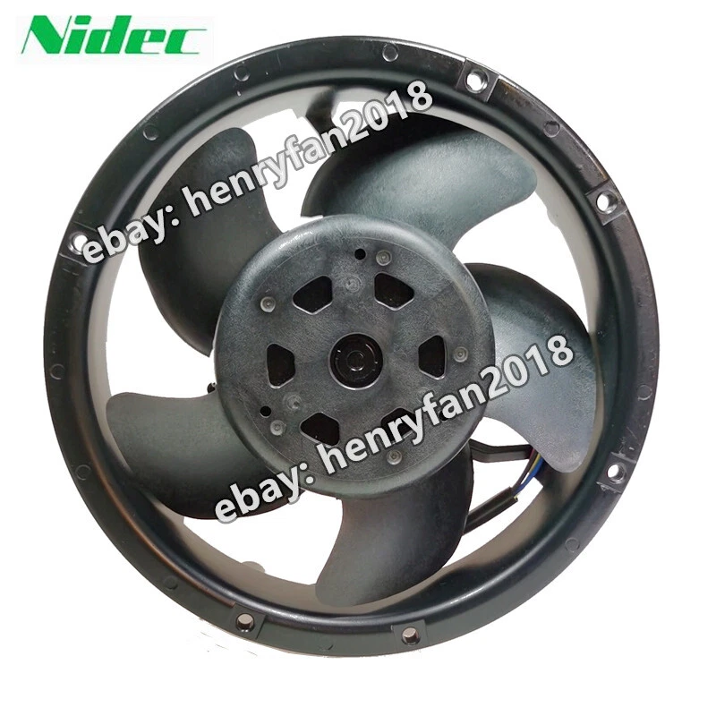 Nidec SERVO D1751U24B8PP366 DC 24V 3.4A 172*172*51MM 4Pin Inverter Cooling Fan - Image 3 of 4