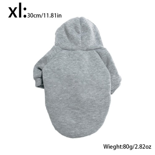 US 2 Leg Pet Dog Clothes Cat Puppy Coat Winter Hoodies Warm Sweater Jacket - 第 12/34 張圖片