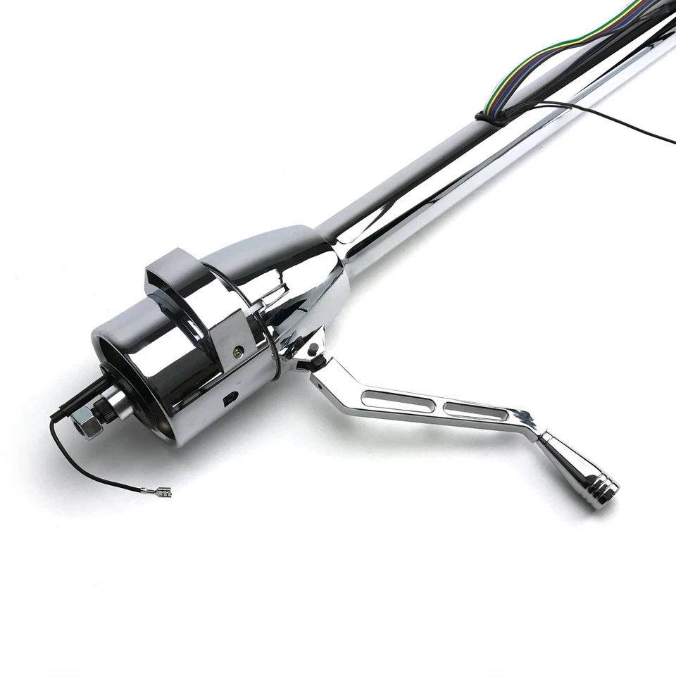 GM CHEVY STREET HOT ROD POLISHED BILLET ALUMINUM COLUMN SHIFTER ARM SHIFT LEVER - Image 4 of 4