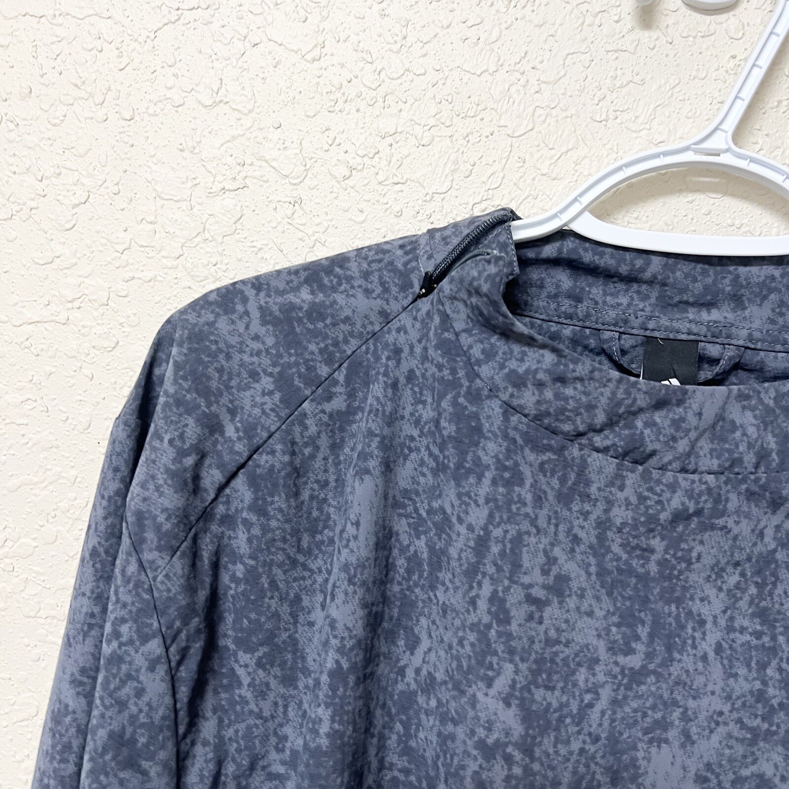 Adidas Stonewashed Zip Crew Neck Pullover Lightwe… - image 5