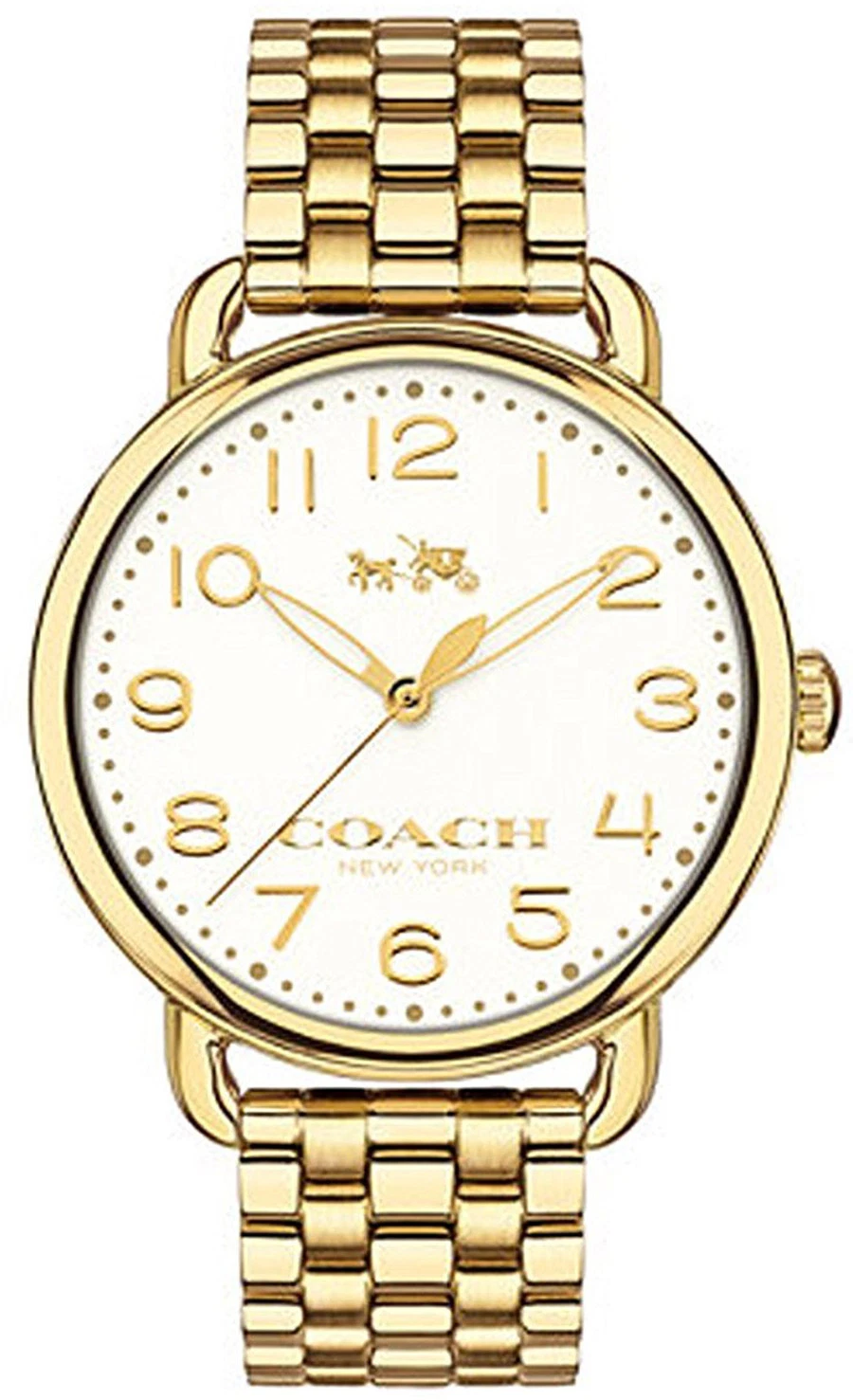 Orologio Donna Coach 14502261 Delancey Quadrante Bianco Acciaio Placcato Oro