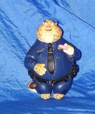 Disney's Zootopia Clawhauser the Cheetah Cop 4" Figurine w/ Donut
