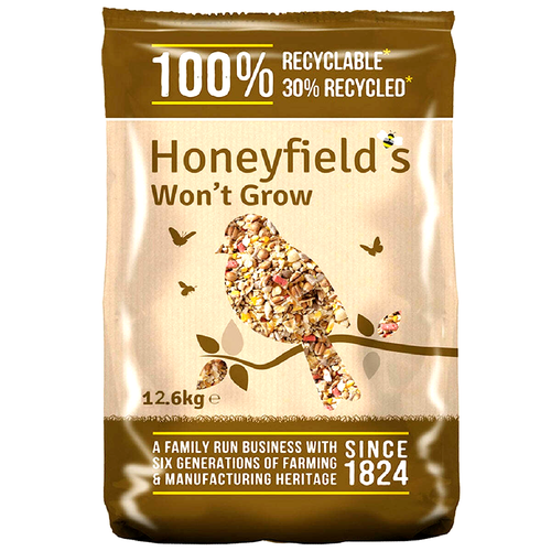 12.6KG HONEYFIELDS WONT GROW Wild Bird No Mess Seed Sunflower Peanut Suet Feed eBay