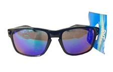 Out Island New Panama Jack Men's Classic Plastic Mirror Square Black Sunglasses