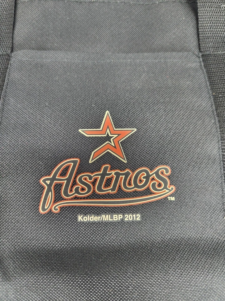 Kolder Houston Astros MLB Negro Cremallera Congelador Bolsa Refrigerador 12” X 7” 13.5” Profundidad Foto 2 de 4