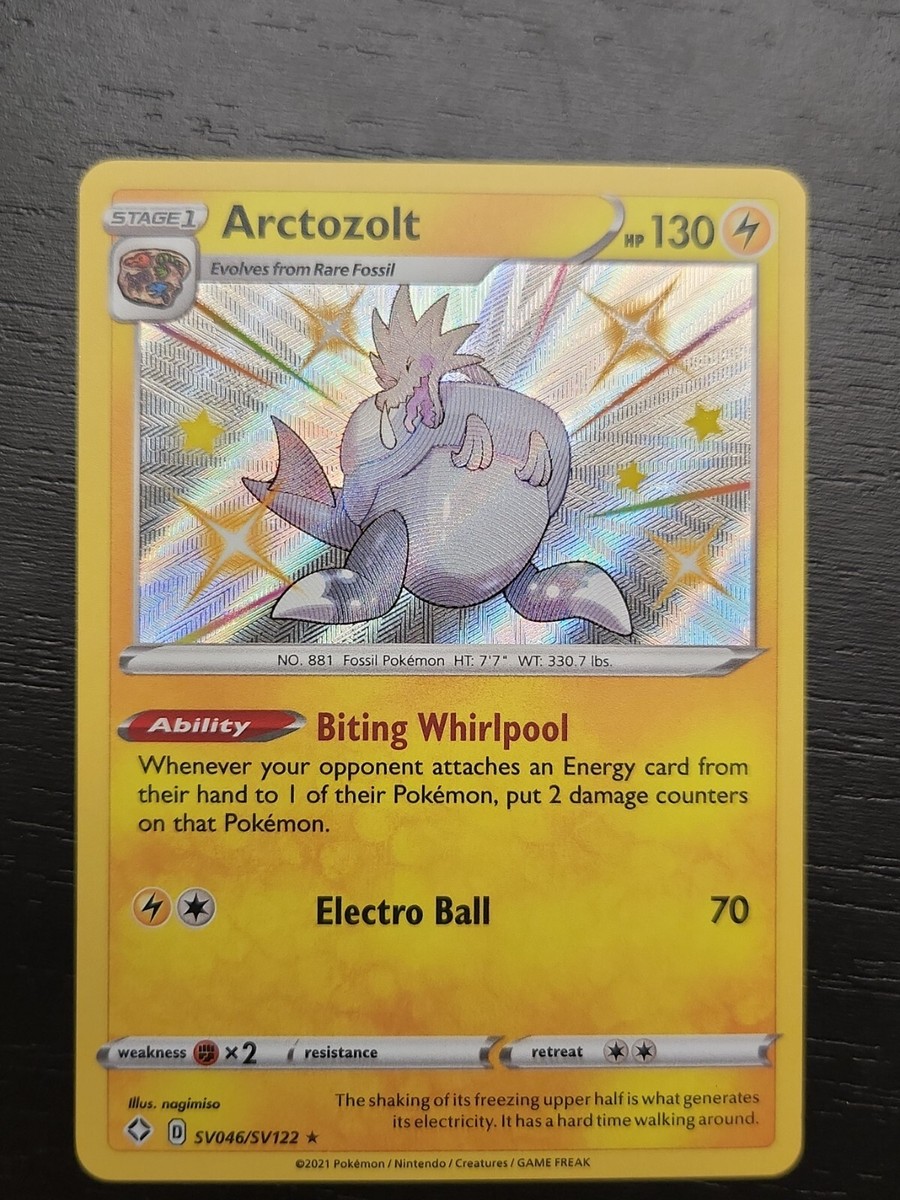 arctozolt pokemon card value Shiny Arctozolt S 245/190 S4a Shiny Star V