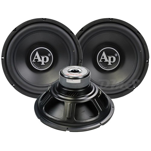 (2) Audiopipe TSPP215D4 15 Inch 1500W DVC 4 Ohm Car Audio
