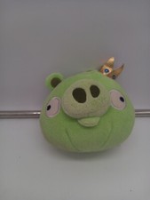 Rare Angry Birds Plush “Minion King Pig” Plush Toy Fluffy Fabric Good Condition