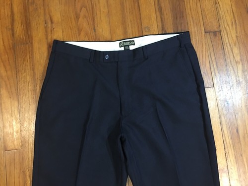 Vintage Haband Mens Solid Blue Polyester Golf Pants Slacks Retro Disco 40W x 29L - Picture 4 of 12