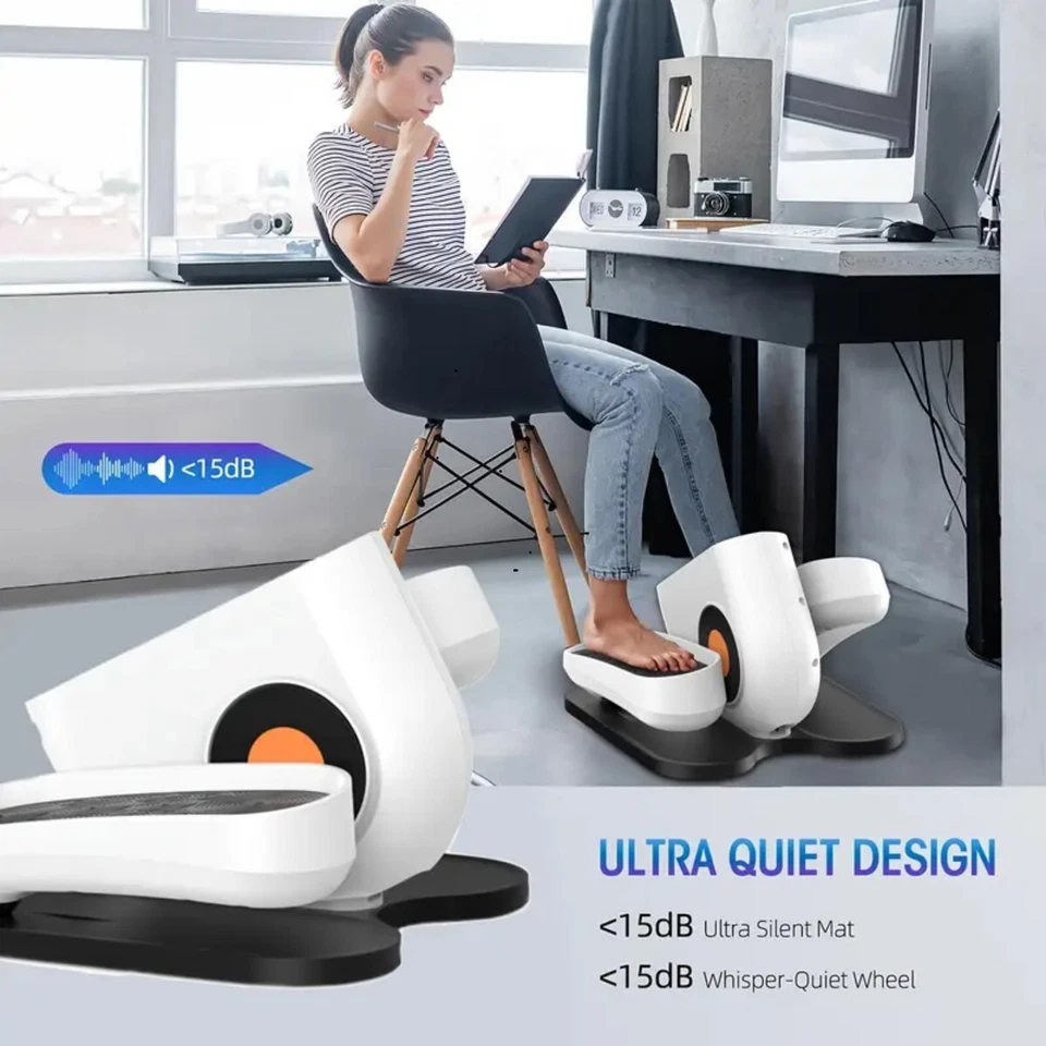 Under Desk Elliptical Machine, Electric Ellipse Leg Exerciser While Sitting - Image 2 of 4