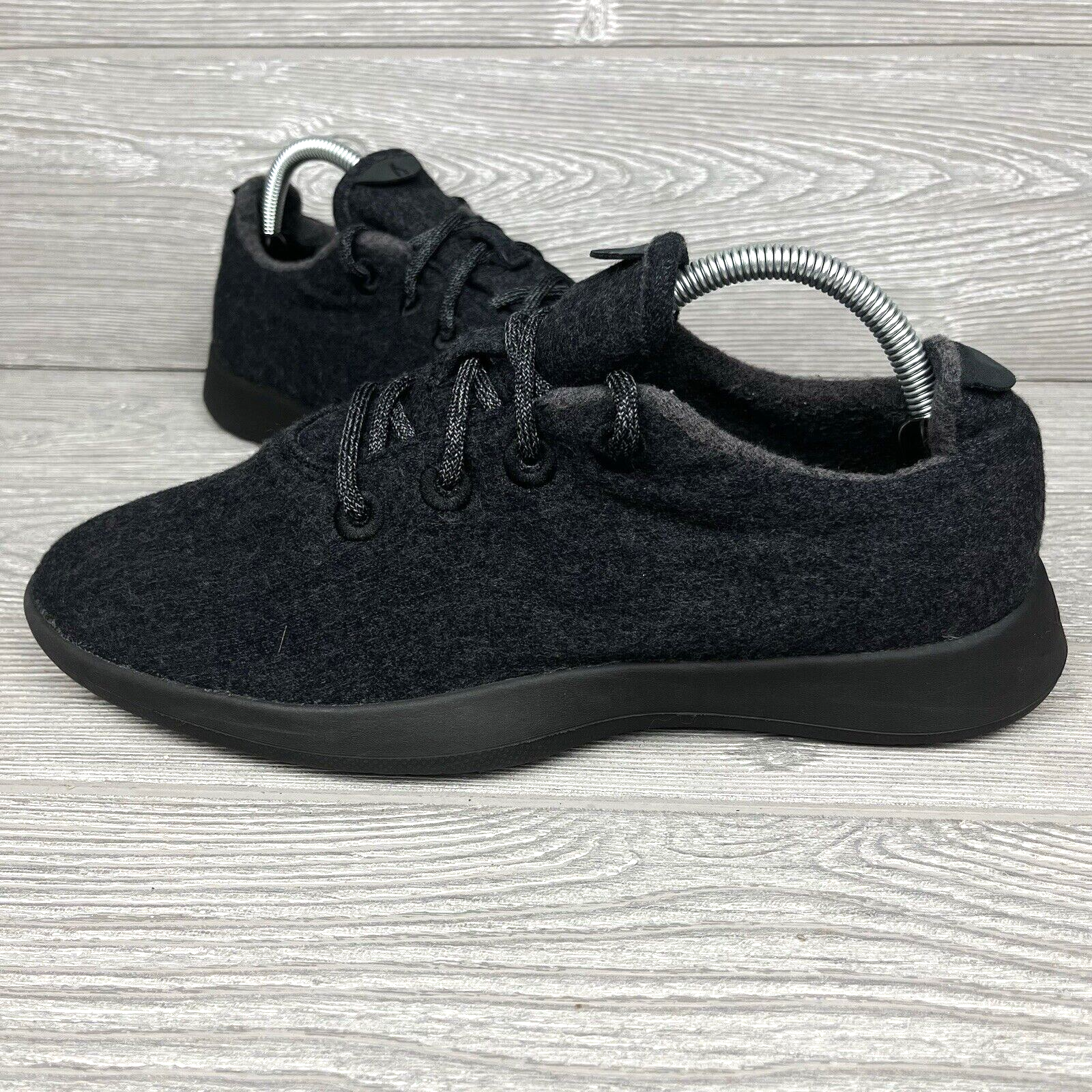 SAOLA Scarpe da ginnastica basse stringate Allbirds uomo taglia 10 lana runner nero grigio char