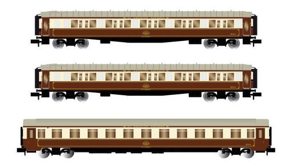 Arnold 3-Tlg. Set Reisezugwagen Al-Andalus, Ep. Iv, Renfe HN4397-image