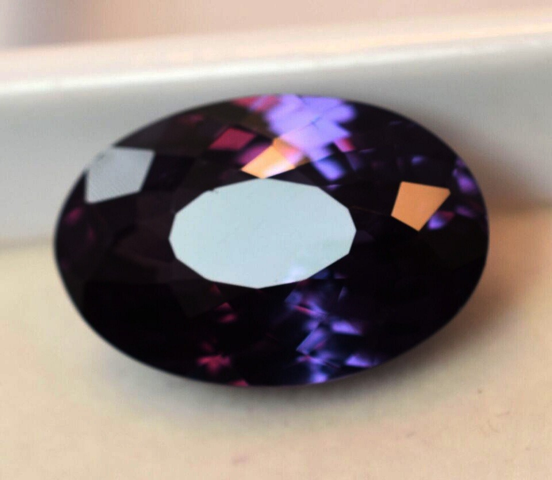 AA++ Natural Alexandrite Color Change 16.30 Ct CERTIFIED Oval Cut Loose Gemstone View 3