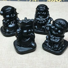 Natural obsidian Tang's monk Monkey King Pig eight quit Sandmonk crystal healing