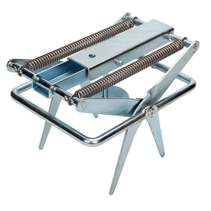 Paquete de 2 trampas de tijera de topo de diente de sierra de acero galvanizado, recogedor de trampa de topo reutilizable Foto 4 de 4